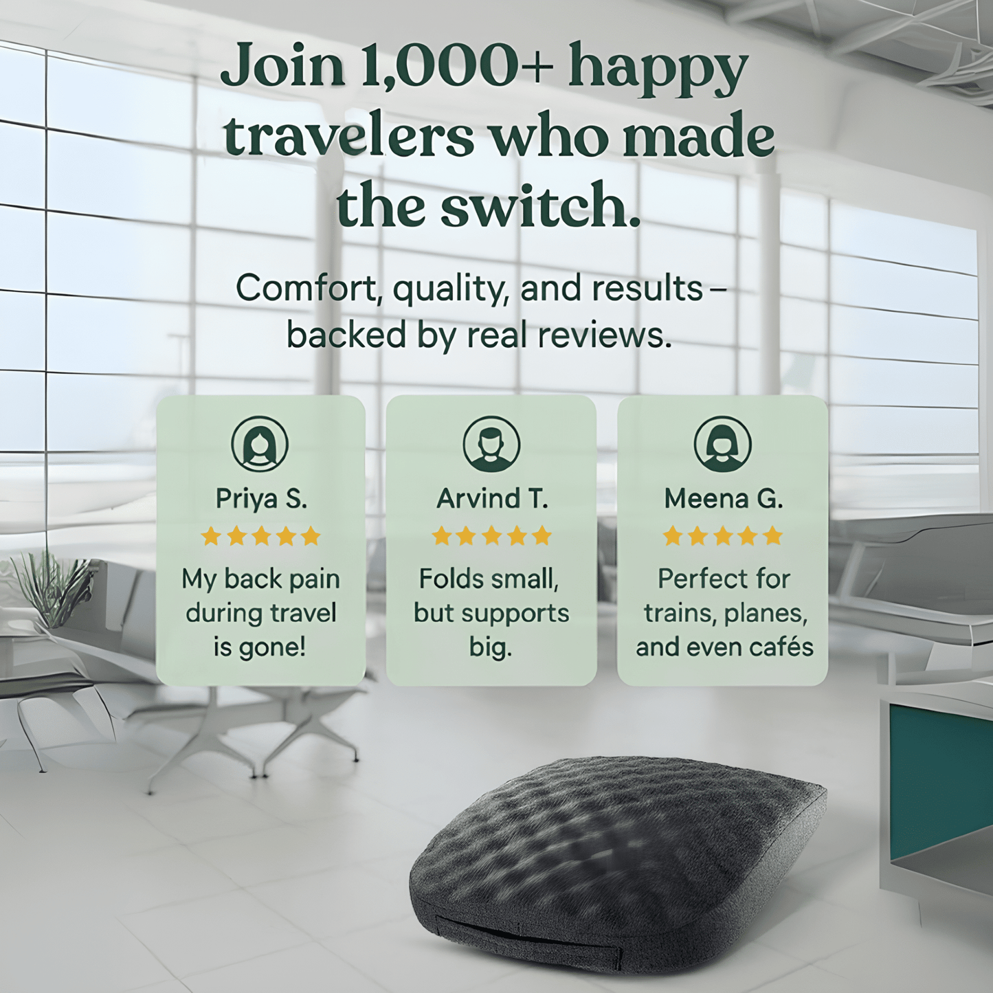 TravelEase Travel Seat Cushion