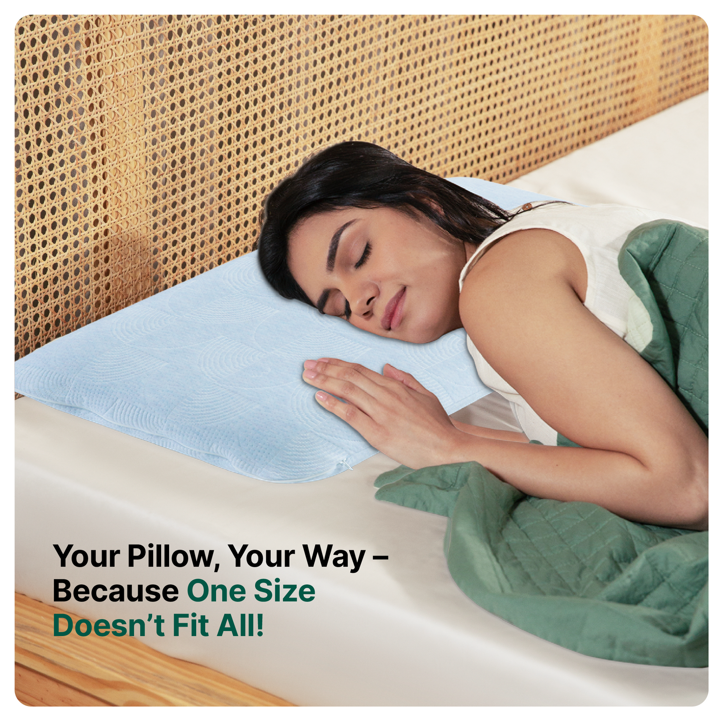 Original Pillow- Misty Blue Hush