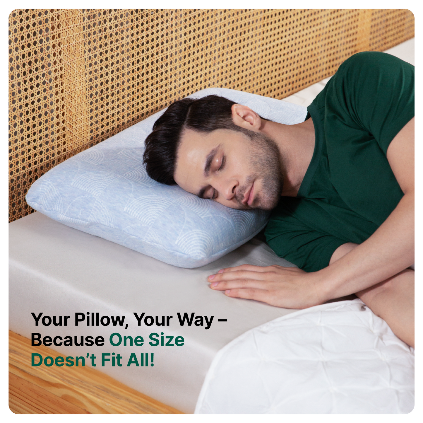 Original Pillow- Misty Blue Hush
