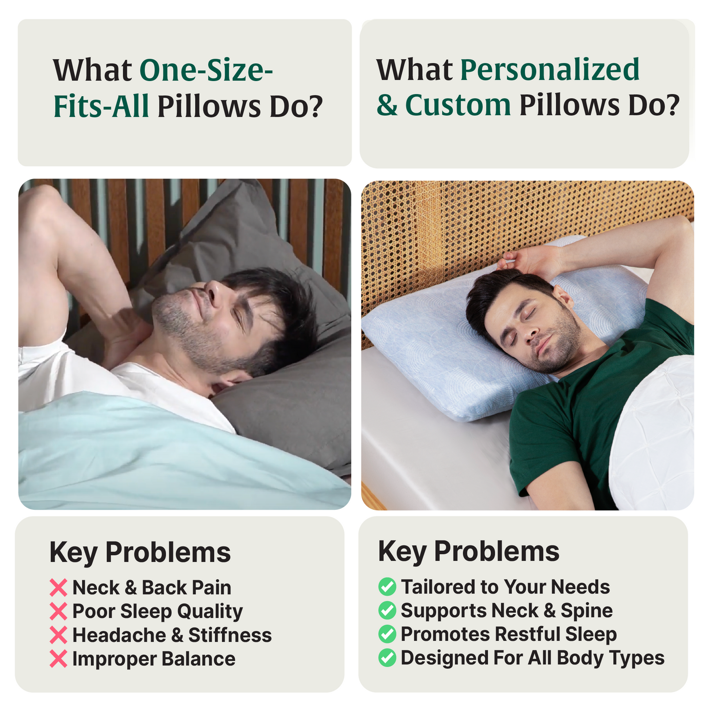 Original Pillow- Misty Blue Hush