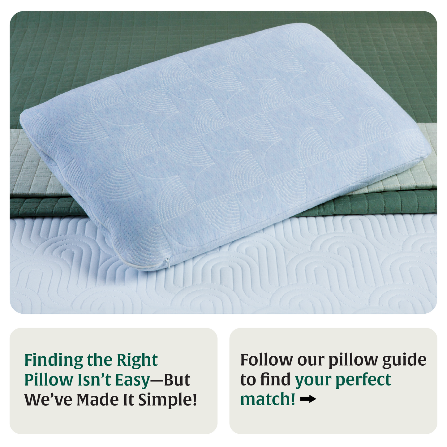 Original Pillow- Misty Blue Hush