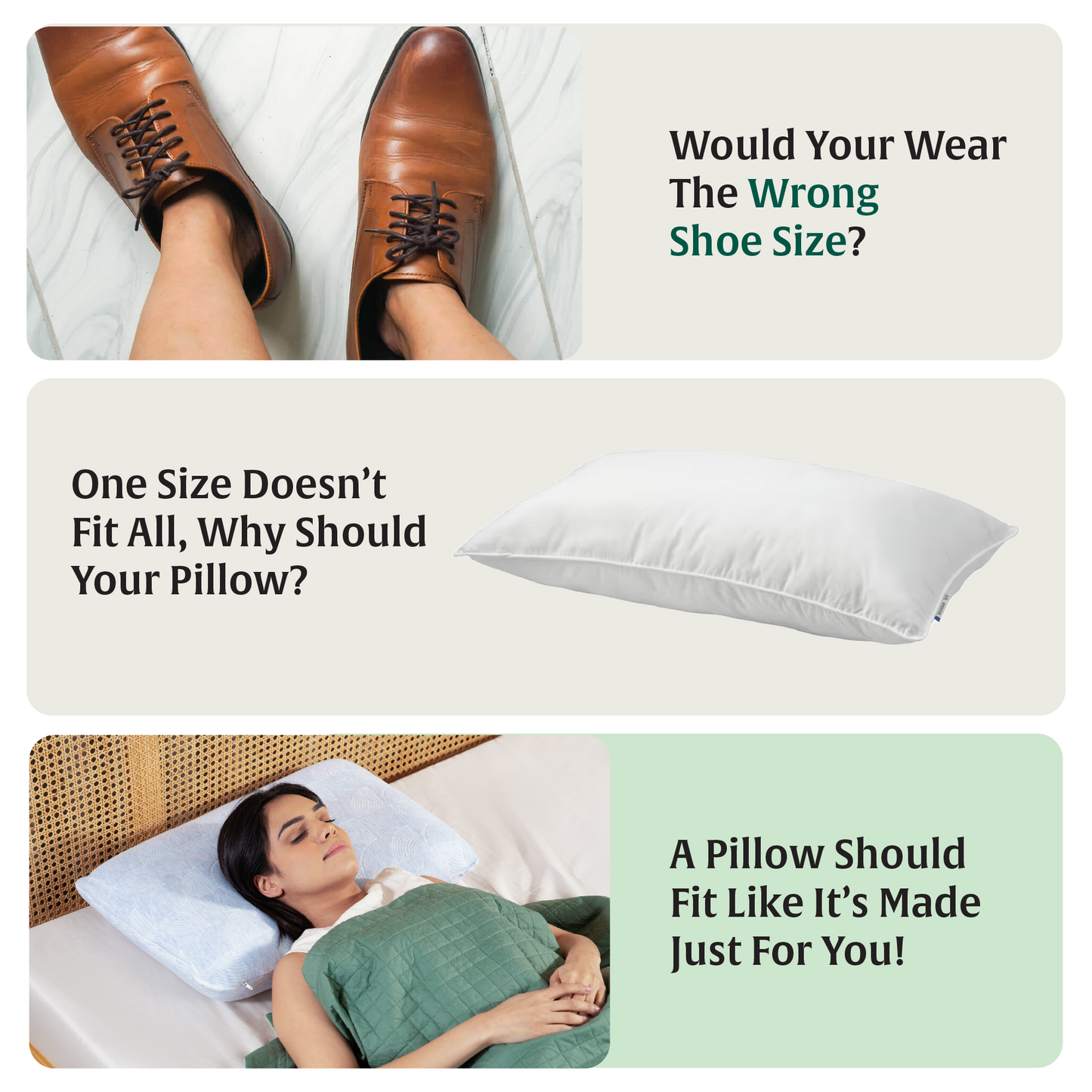 Original Pillow- Misty Blue Hush
