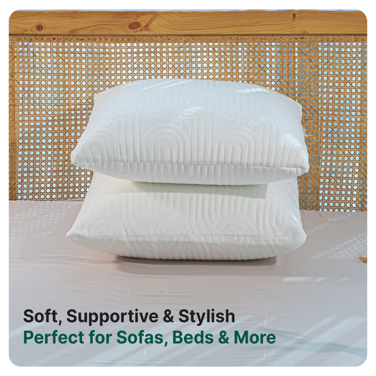 RelaxSquare Memory Foam Throw Pillow