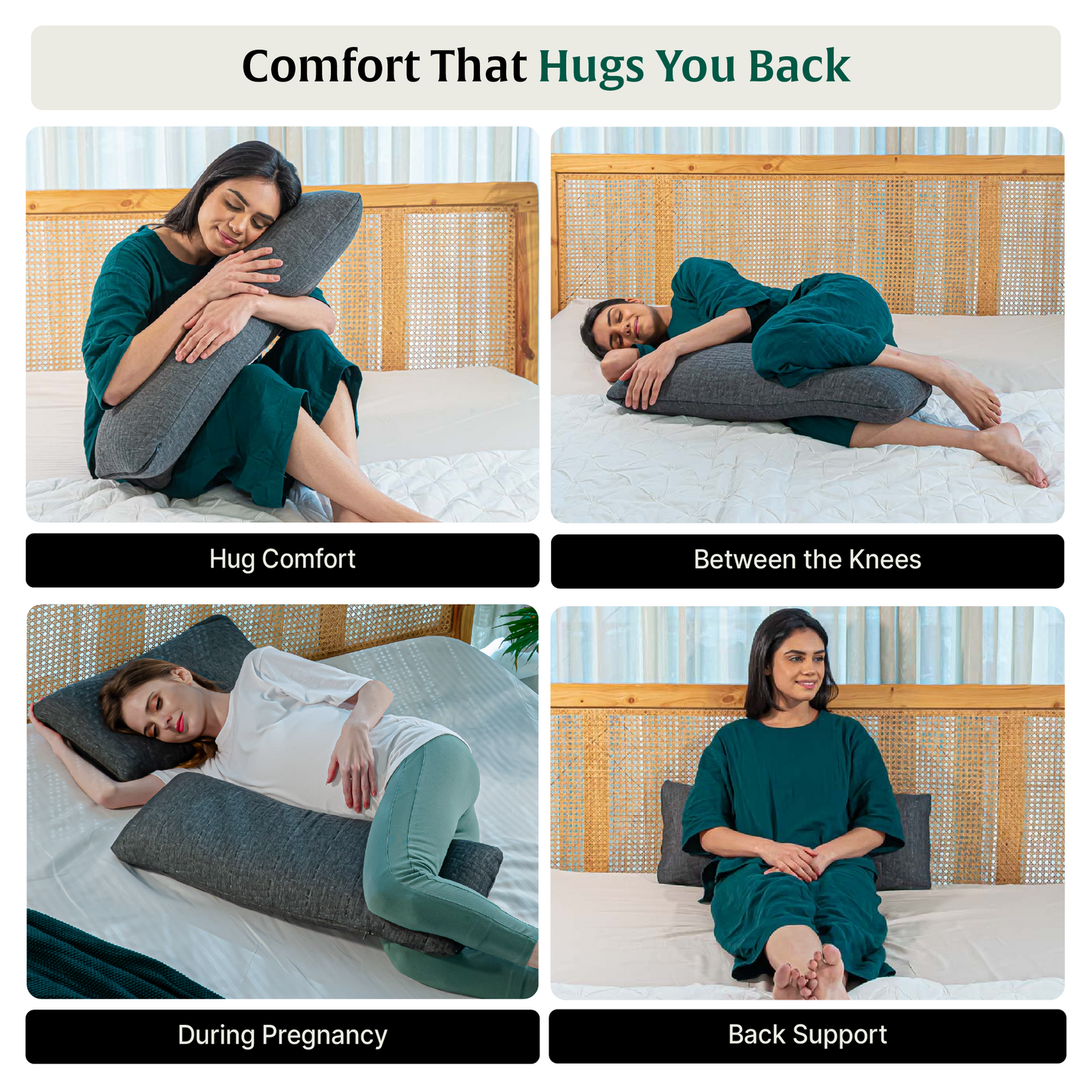 Cozy Nest Short Body Pillow