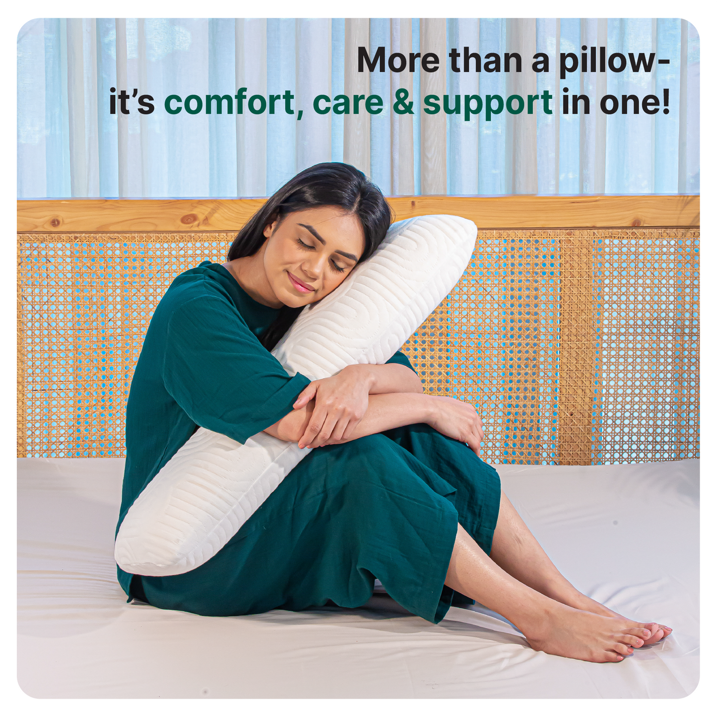 Cozy Nest Short Body Pillow
