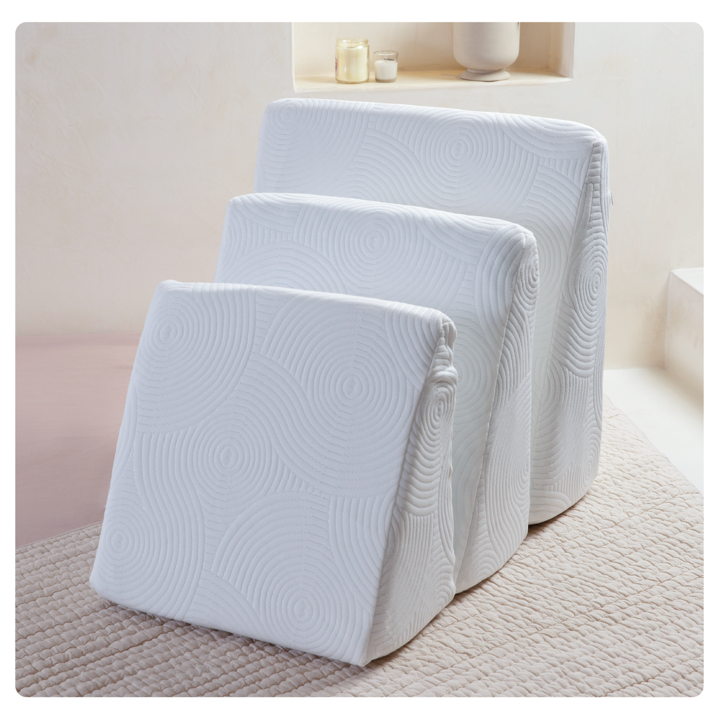 Original Cooling Gel Memory Foam Wedge Pillow - Soft