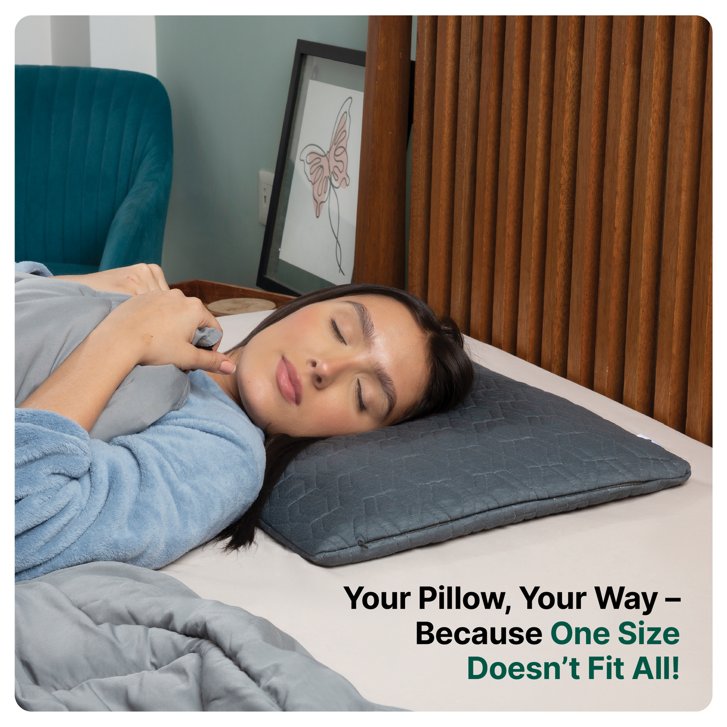Original Customizable Pillow- Midnight Serene