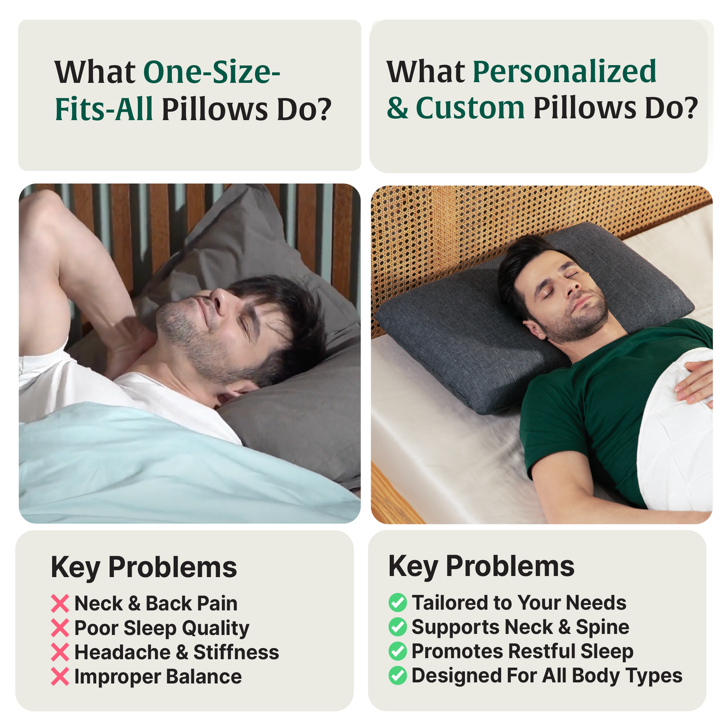 Original Customizable Pillow- Midnight Serene
