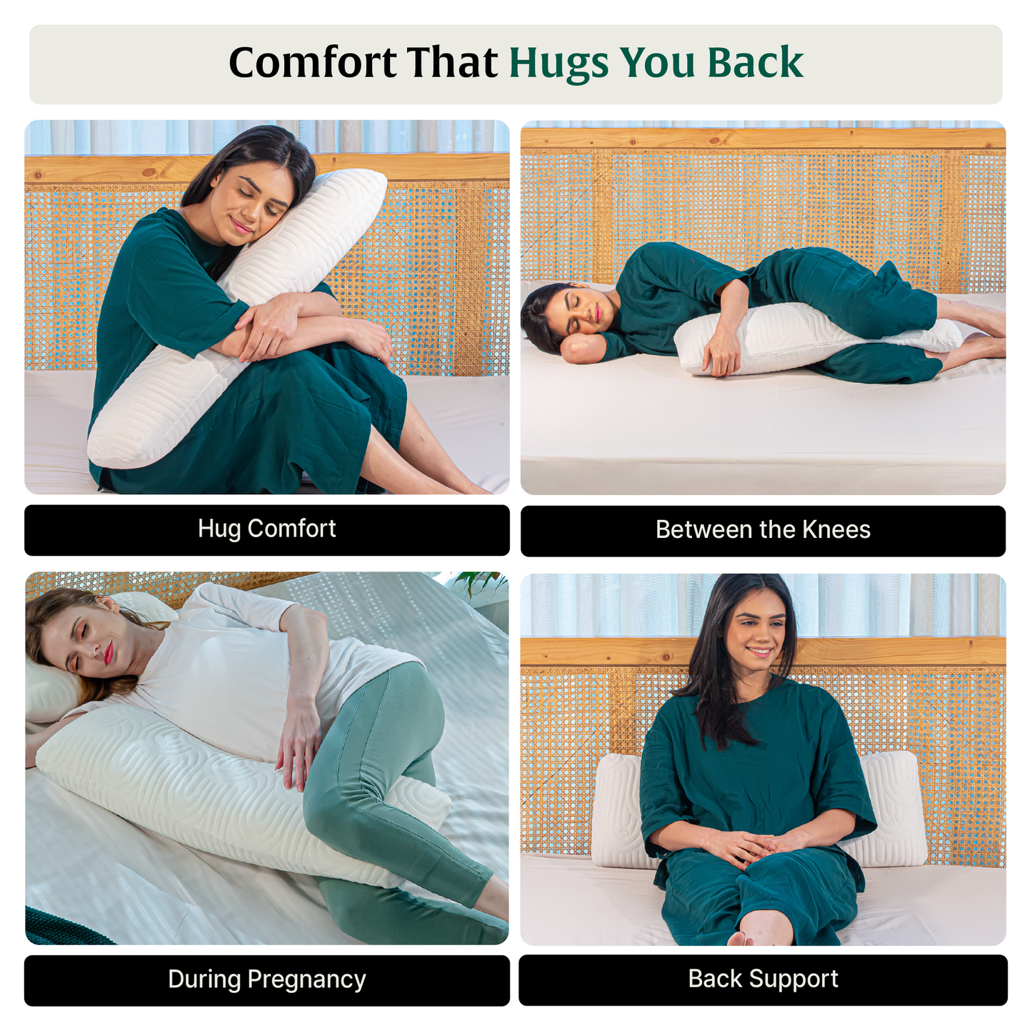 Cozy Nest Short Body Pillow