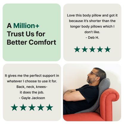 Cozy Nest Short Body Pillow